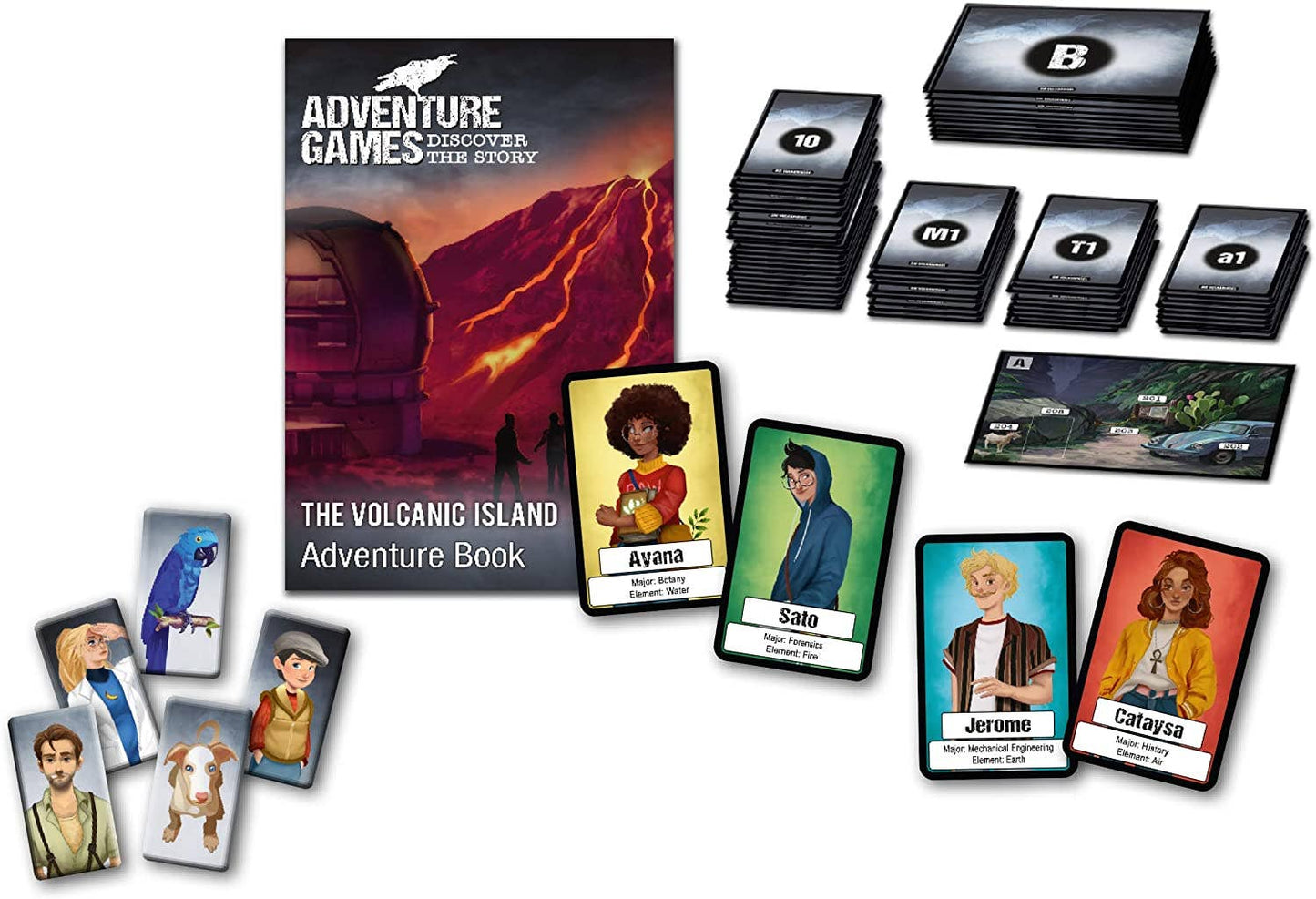 Adventure Games: The Volcanic Island - Board Game