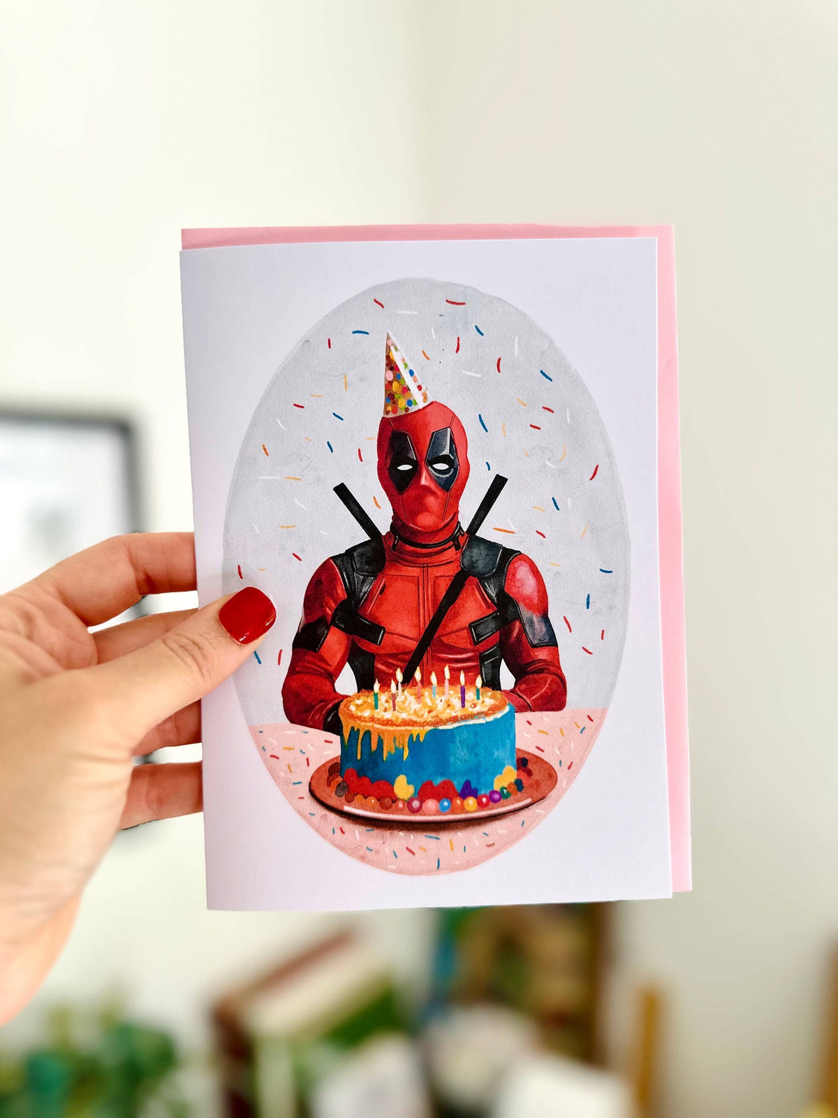 Superhero Birthday Card, Funny Birthday card
