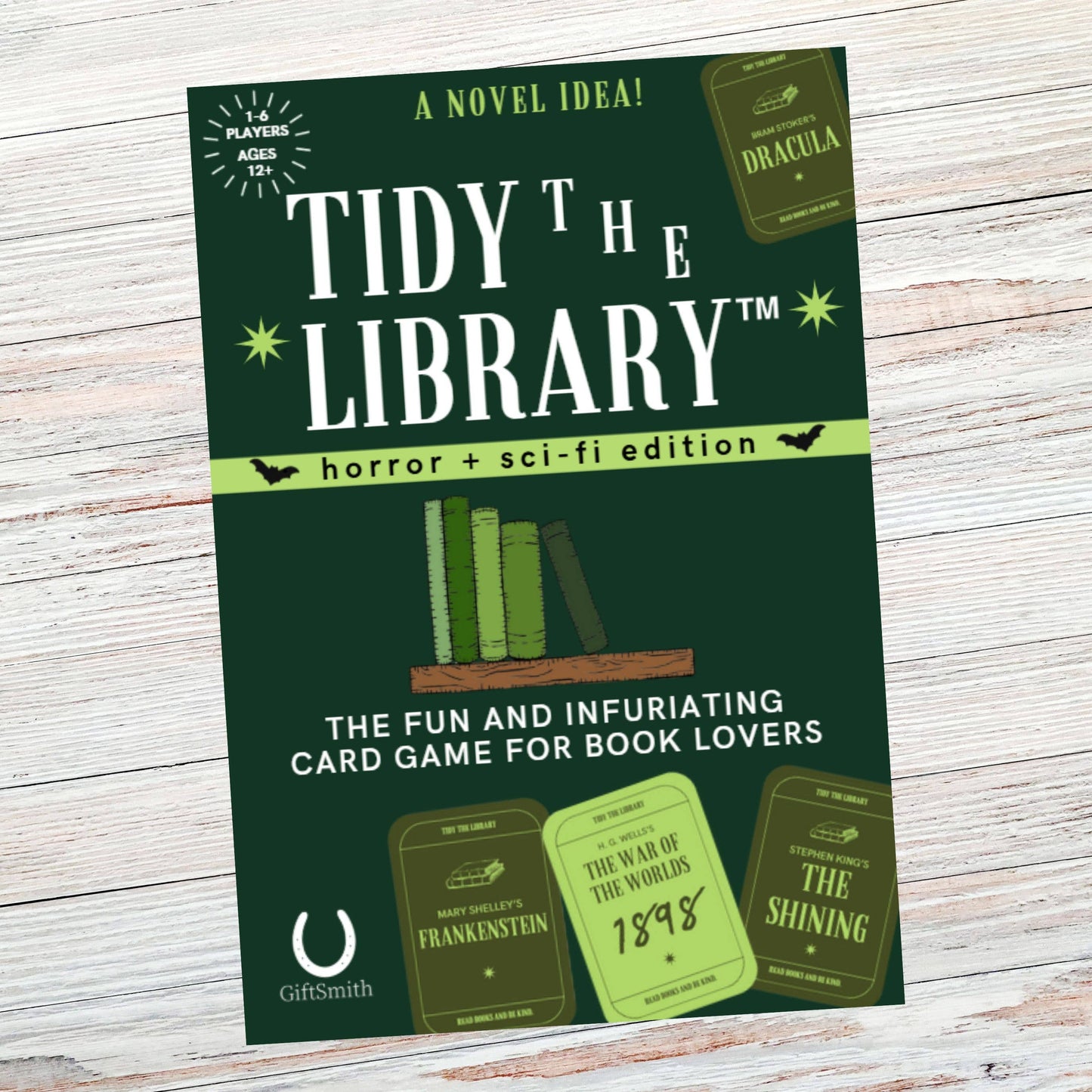 TIDY THE LIBRARY: The Horror + Sci-Fi Edition - Bookish Game