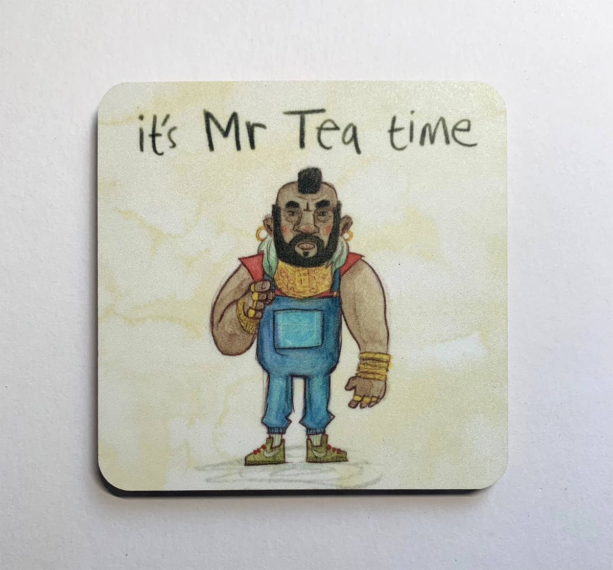 It's Mr Tea Time - Mr T - 80s gifts for men - Coaster