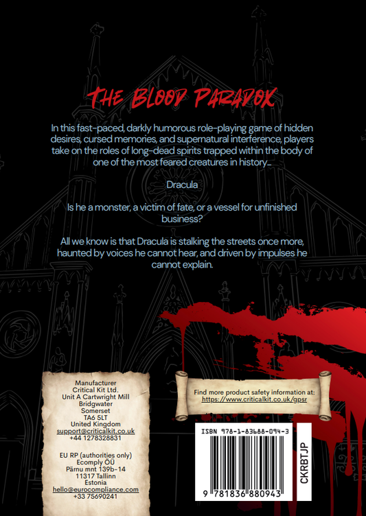 The Blood Paradox: Physical Book