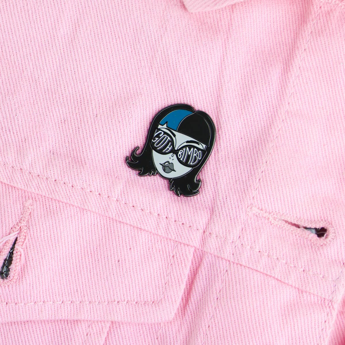 GOTH BIMBO ENAMEL PIN