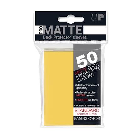 Ultra Pro - Standard Card Sleeves 50pk - Yellow