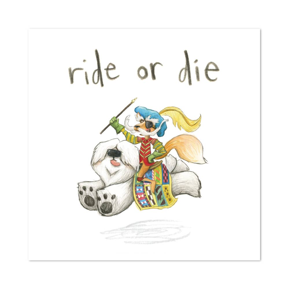 Ride or Die - Labyrinth fantasy film wall art - Print