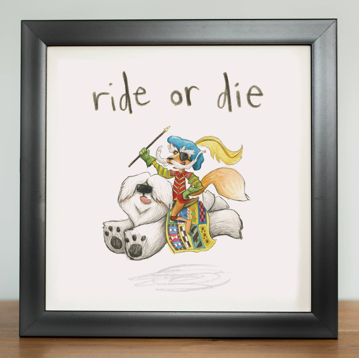 Ride or Die - Labyrinth fantasy film wall art - Print