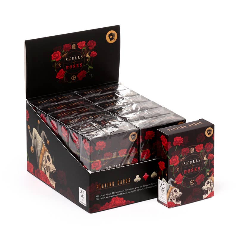 Skulls and Roses Standard Playing Card Deck