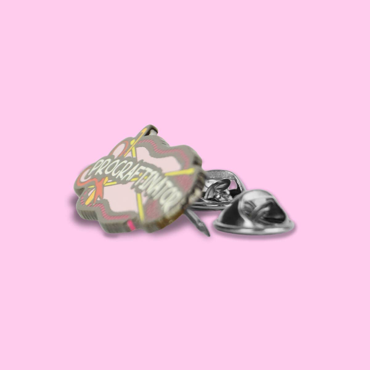 PROCRAFTINATOR ENAMEL PIN