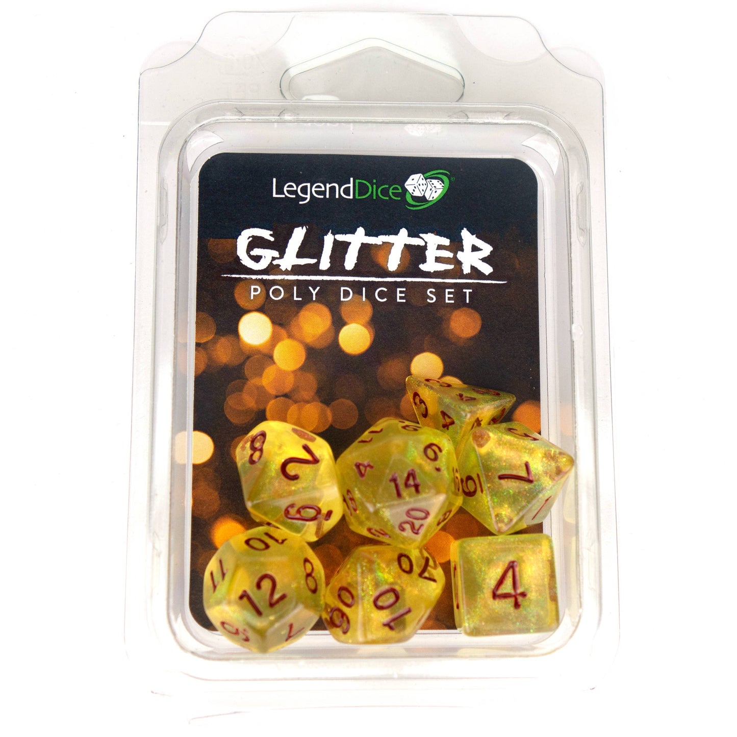 Poly Dice Set - Glitter