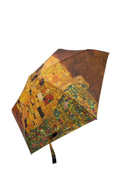 Klimt The Kiss Umbrella with Travel Case (Mini): Cream