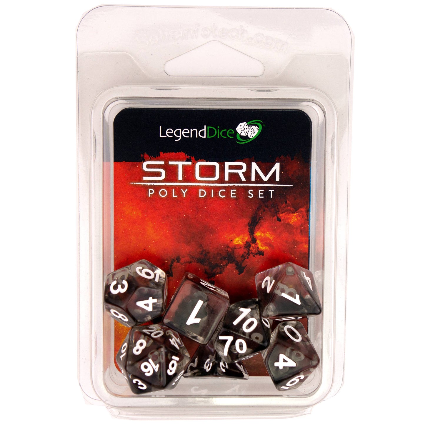 Poly Dice Set - Storm