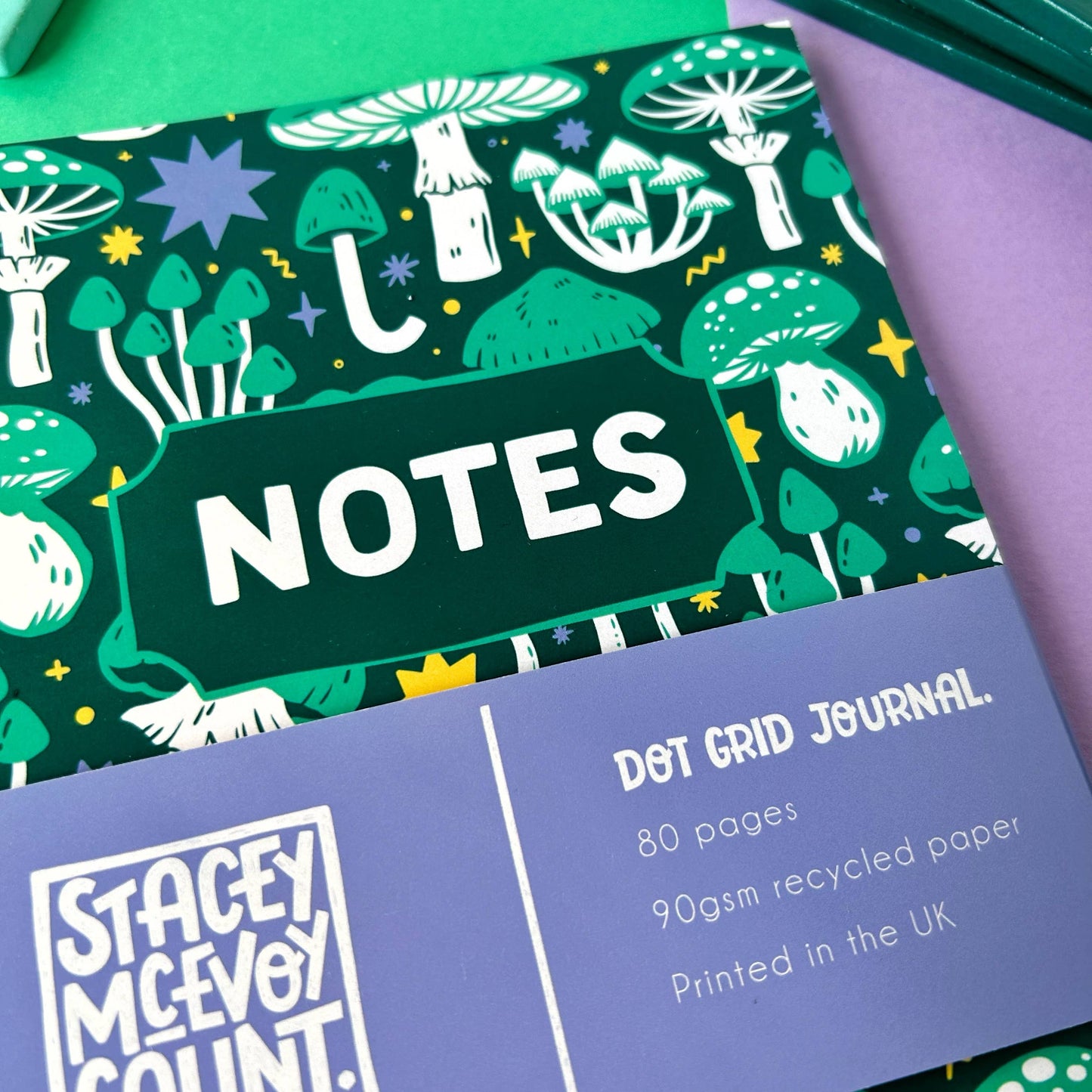 Green Mushroom Notebook