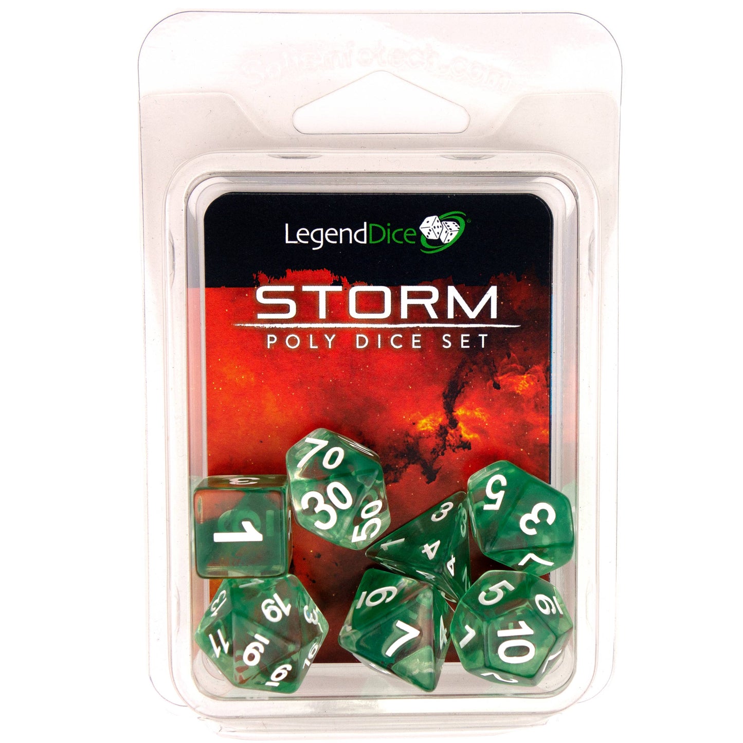 Poly Dice Set - Storm