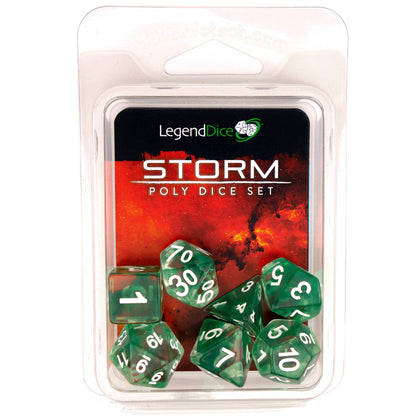 Poly Dice Set - Storm