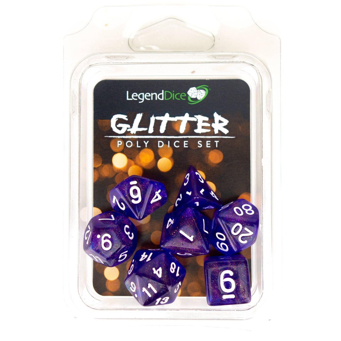Poly Dice Set - Glitter
