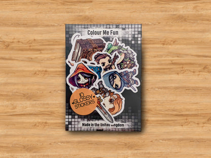 Table Top Gaming Sticker Set: Matte / 10 Stickers