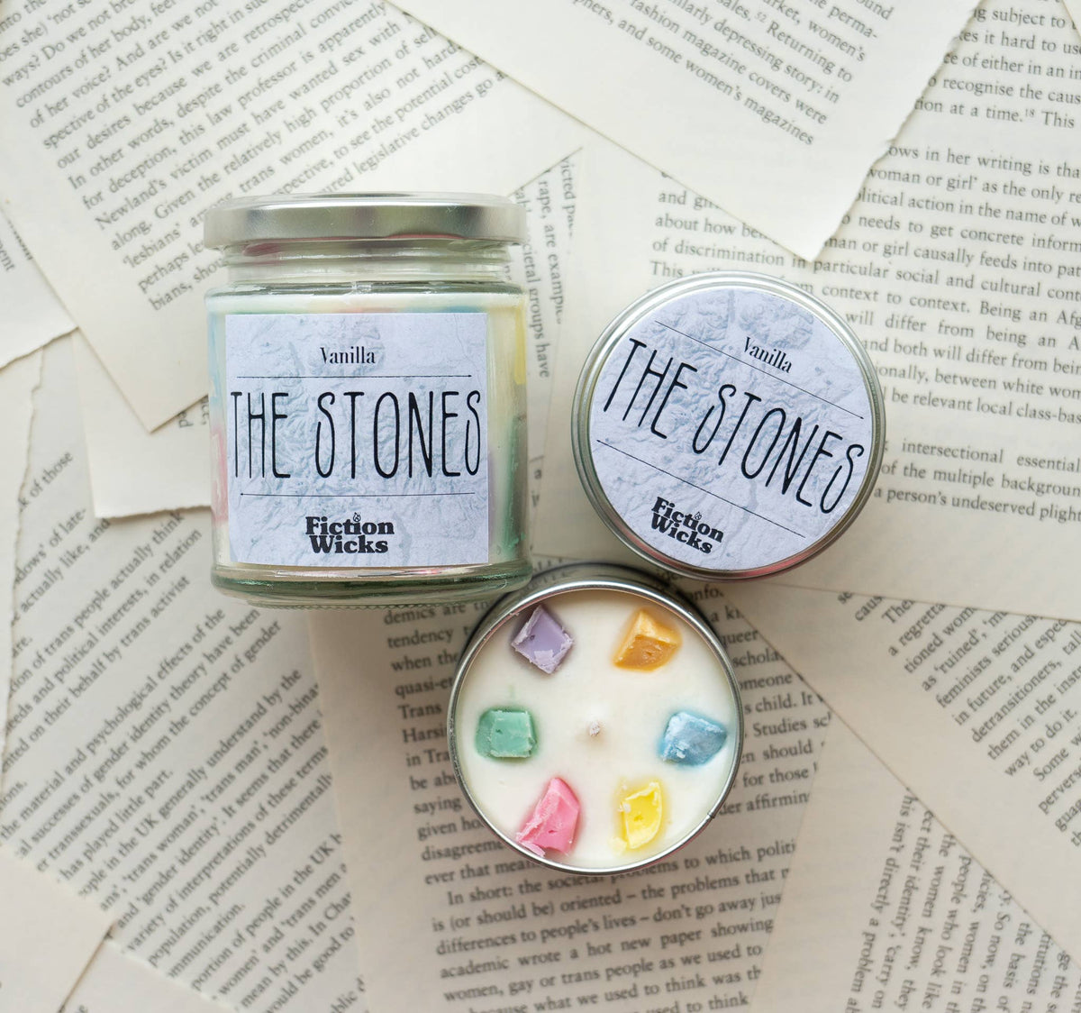 The Stones Candle | marvel inspired || Vanilla scented vegan: 150g candle
