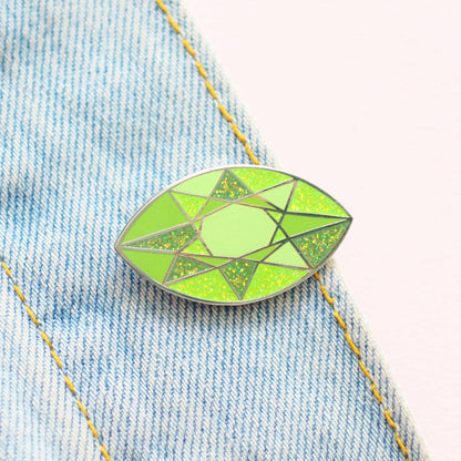 Gemstone Enamel Pin: Ruby