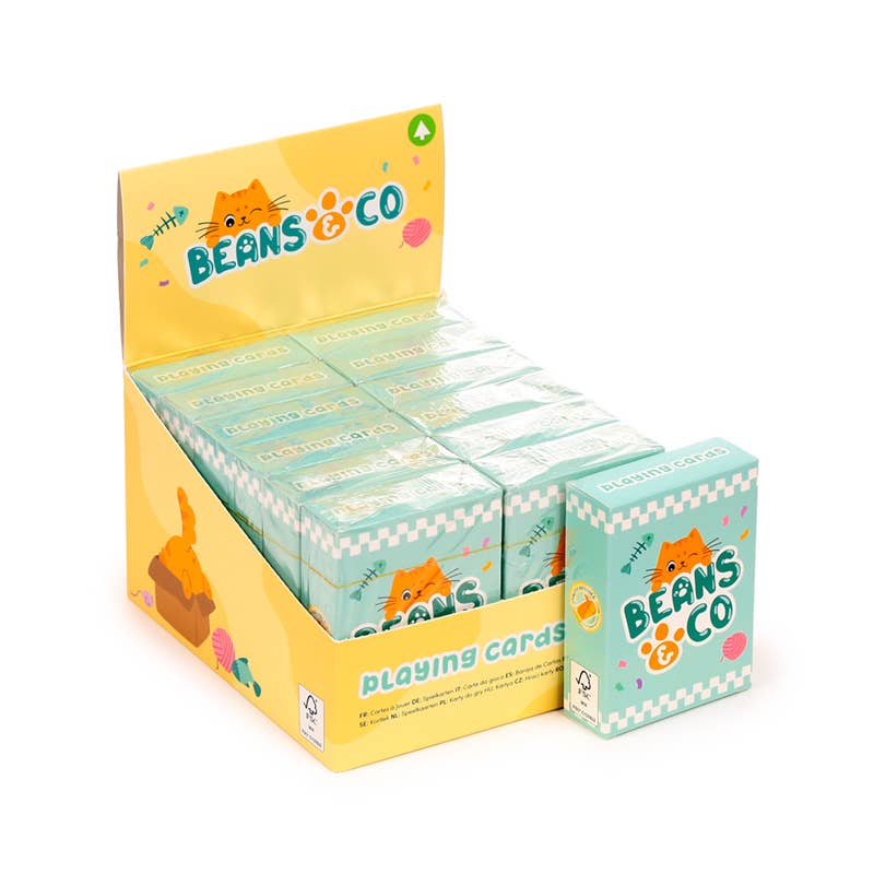 Beans & Co Cats Standard Playing Card Deck