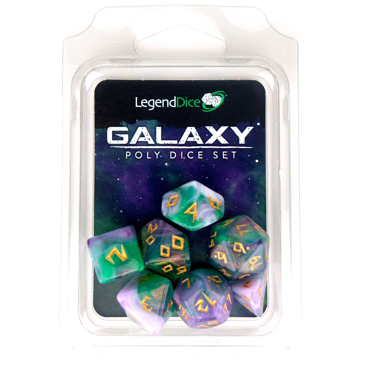 Poly Dice Set - Galaxy