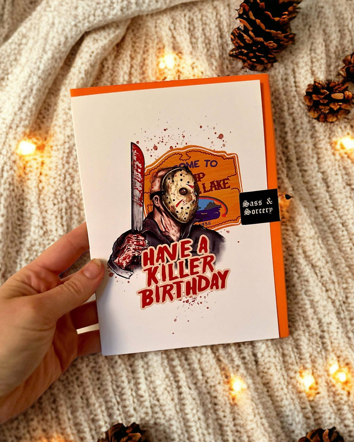 Jason Vorhees Friday the 13th Inspired Birthday Card