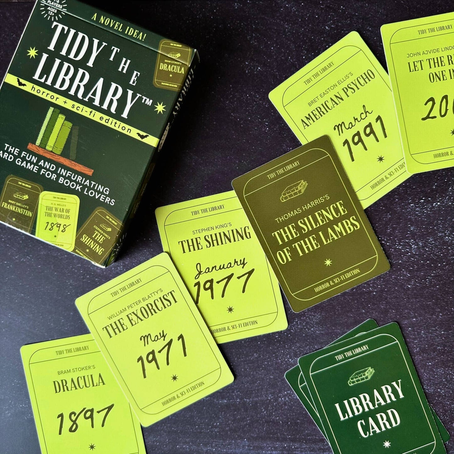 TIDY THE LIBRARY: The Horror + Sci-Fi Edition - Bookish Game