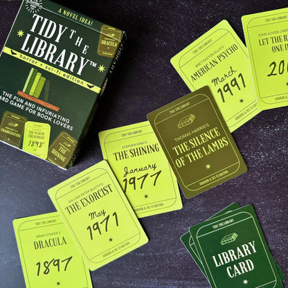 TIDY THE LIBRARY: The Horror + Sci-Fi Edition - Bookish Game