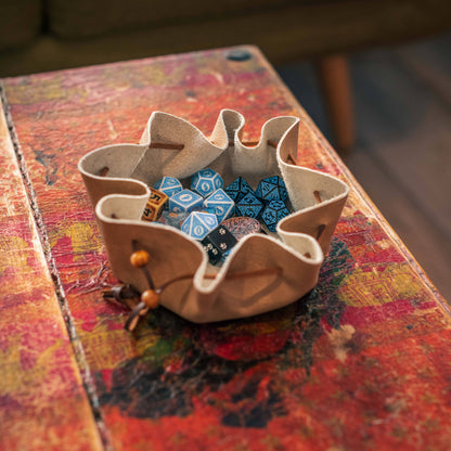 Dice Tray Pouch: Cream