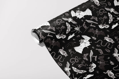 Vintage Gift Wrap – Gothic Menagerie: Light