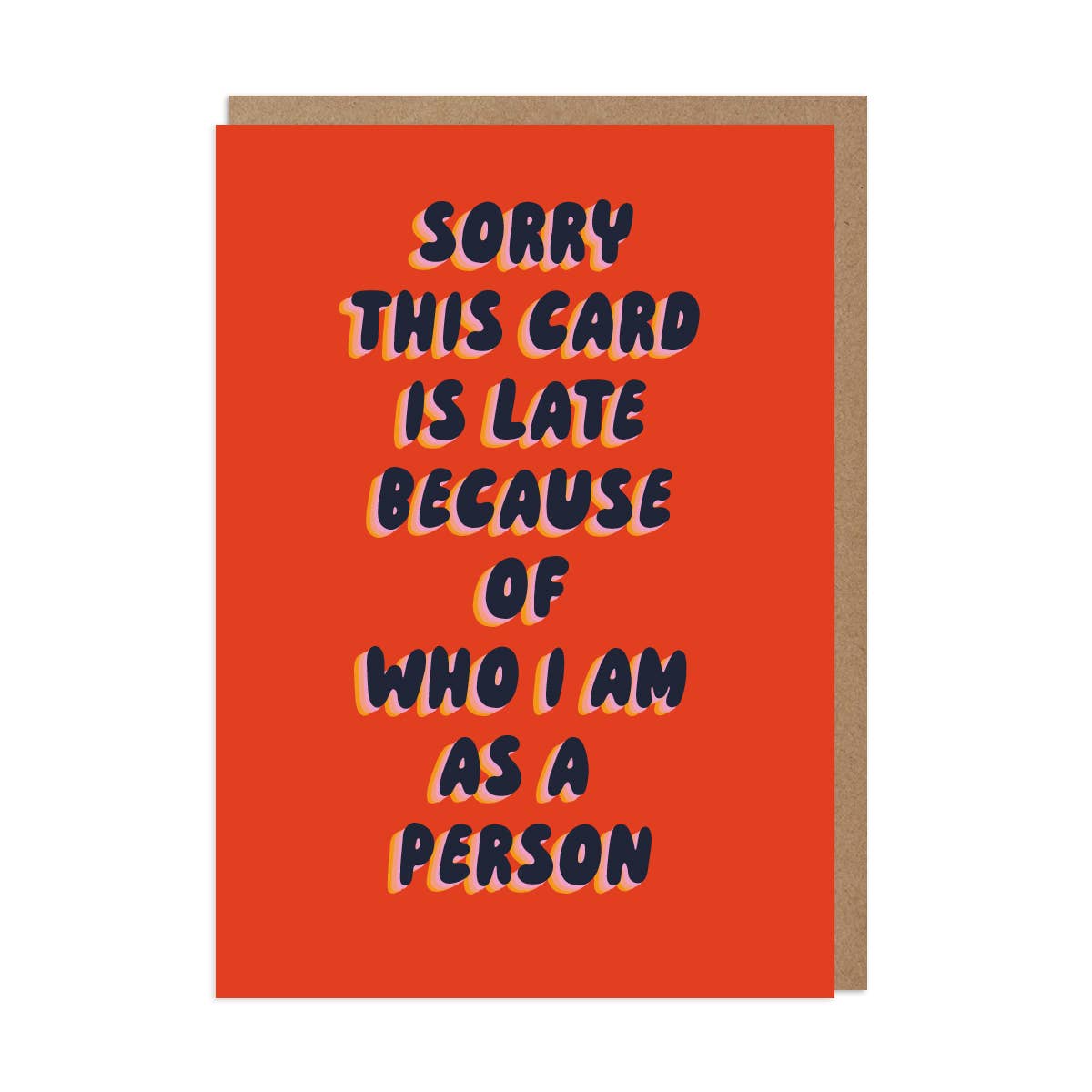 Funny Belated Card – Sorry This Card Is Late : Bio Cello