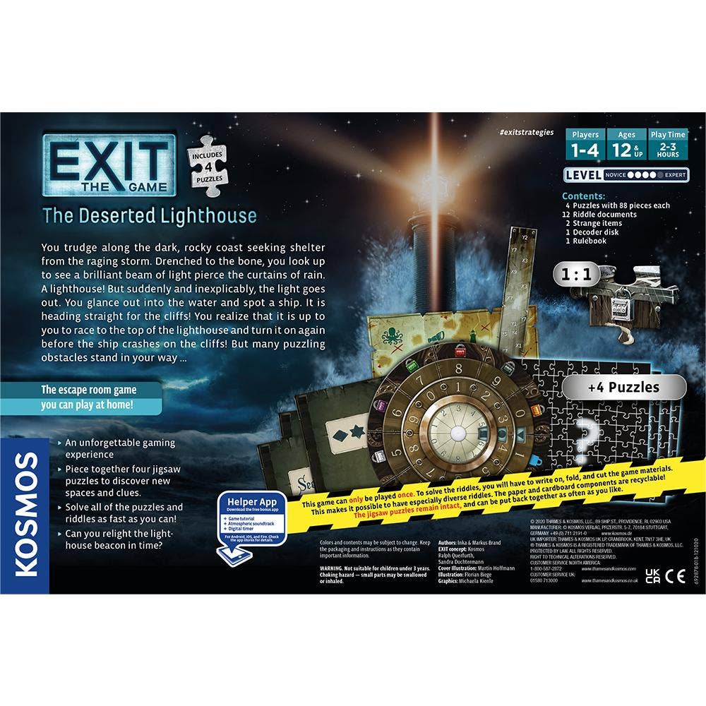 EXIT Puzzle: The Deserted Lighthouse - Escape RoomBoard Game