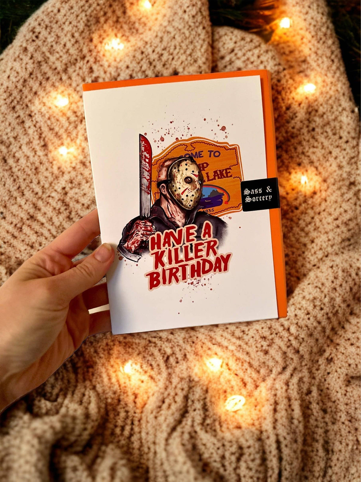 Jason Vorhees Friday the 13th Inspired Birthday Card