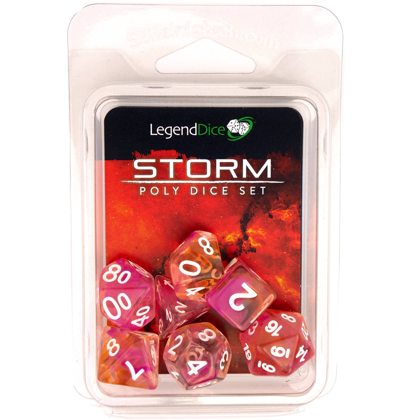 Poly Dice Set - Storm