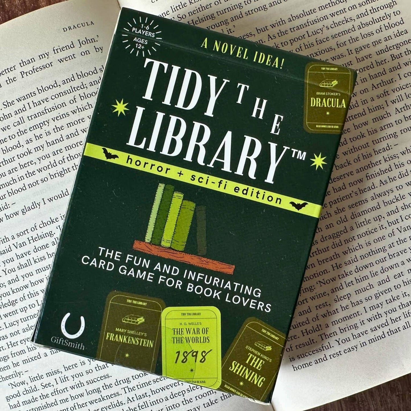 TIDY THE LIBRARY: The Horror + Sci-Fi Edition - Bookish Game