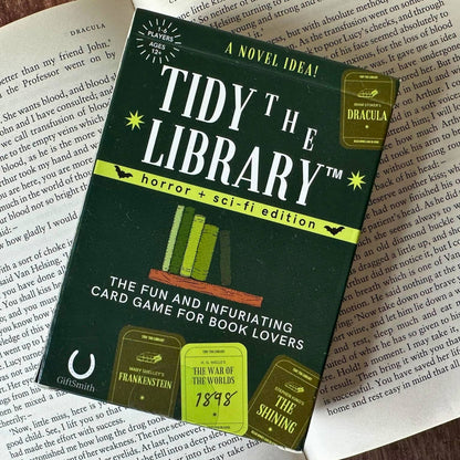 TIDY THE LIBRARY: The Horror + Sci-Fi Edition - Bookish Game