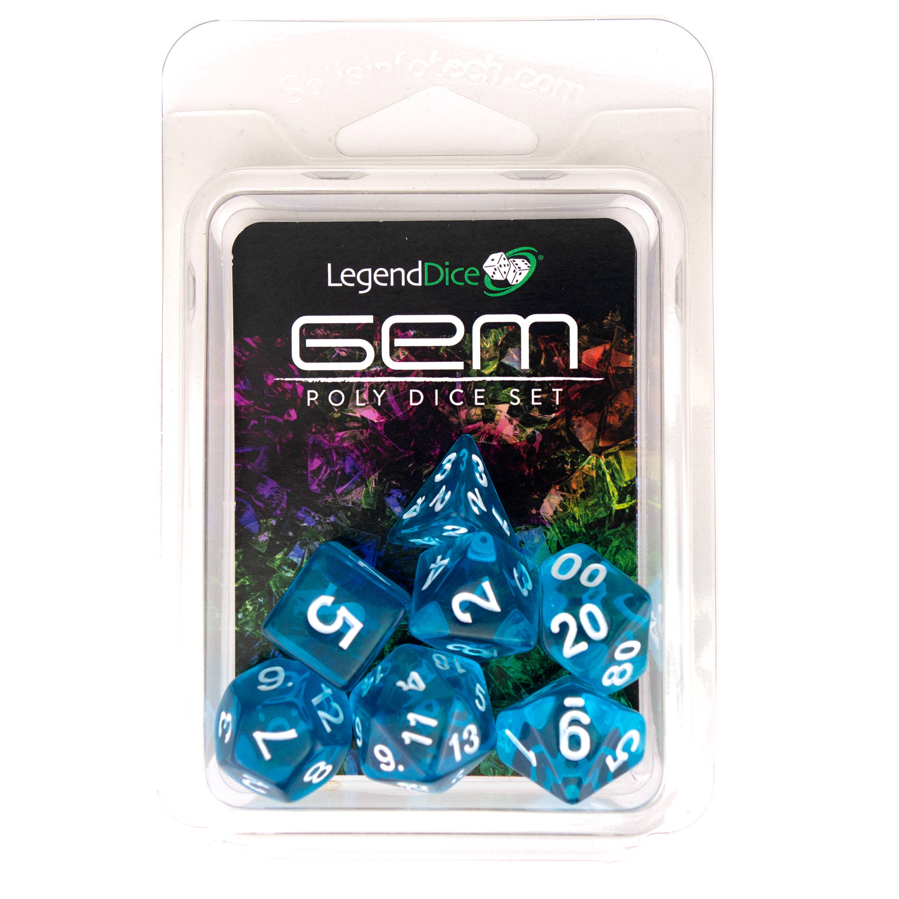 Poly Dice Set - Gem – Dwarfish Tales