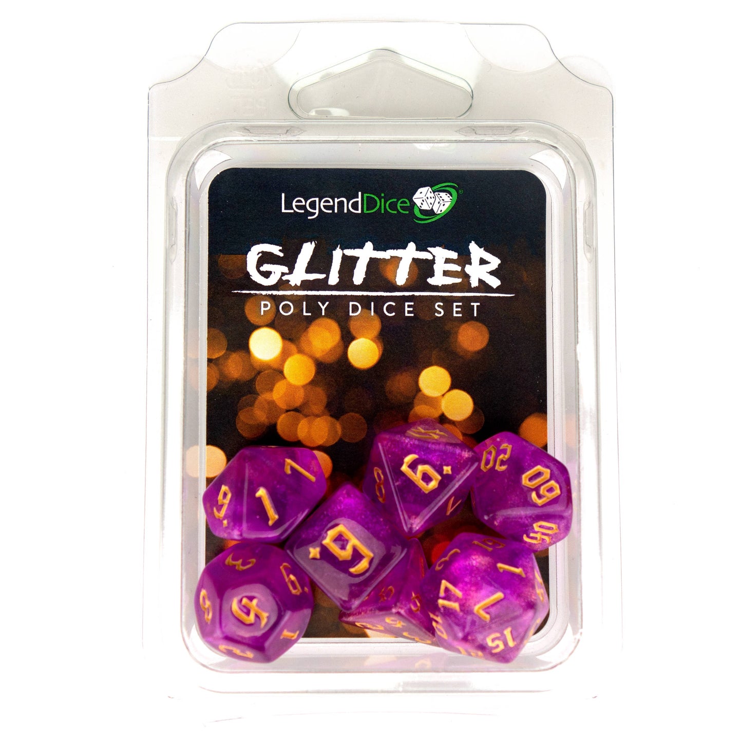 Poly Dice Set - Glitter