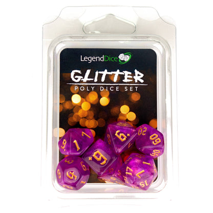 Poly Dice Set - Glitter