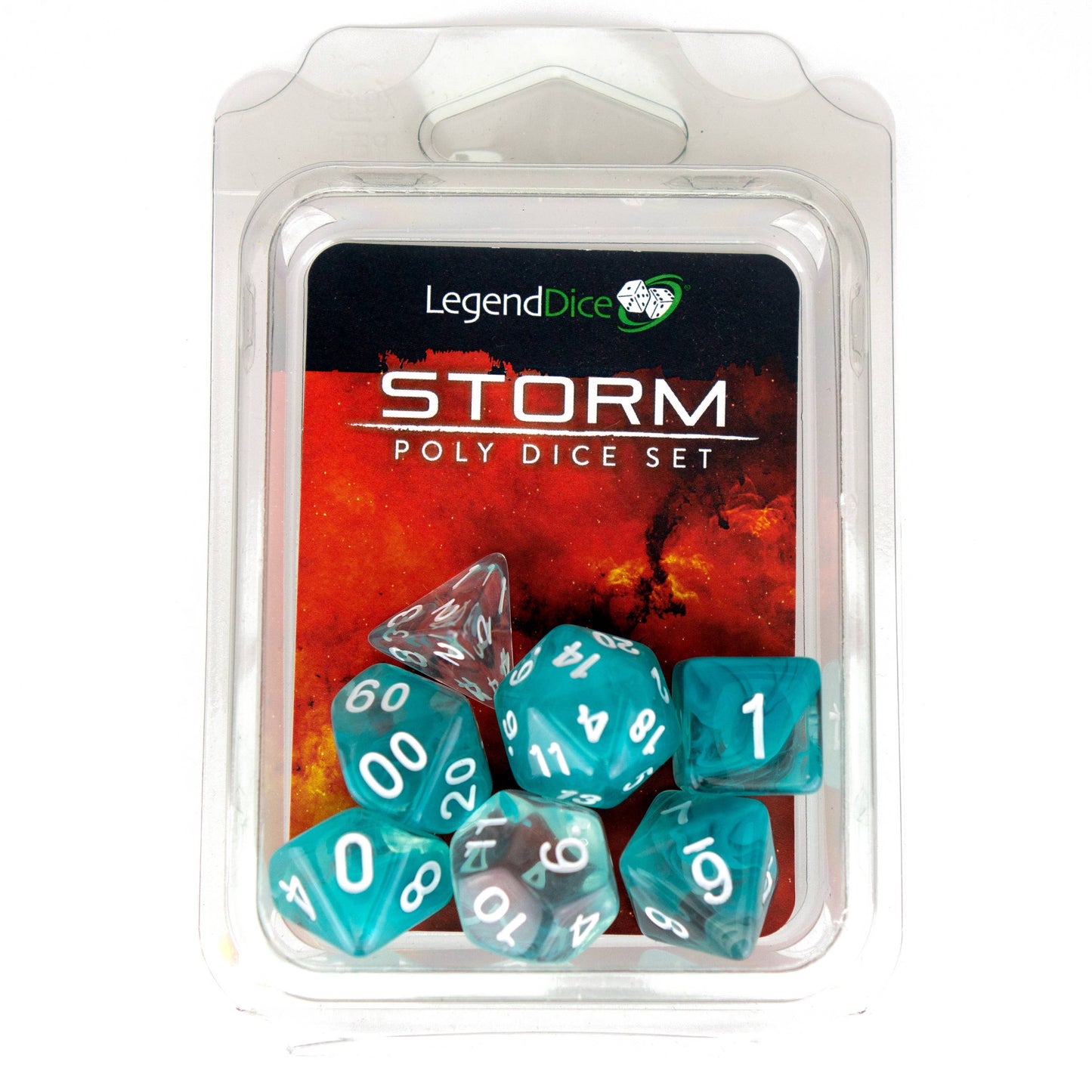 Poly Dice Set - Storm