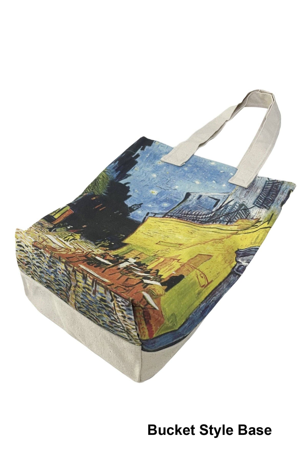 Cute Skull & Rose Print Cotton Tote Bag: Multi