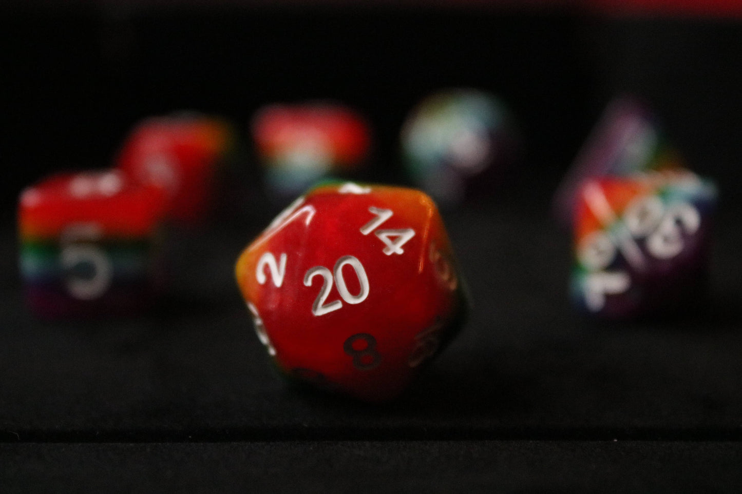Rainbow Rollers | Rainbow 7 Pcs Dice Set DnD