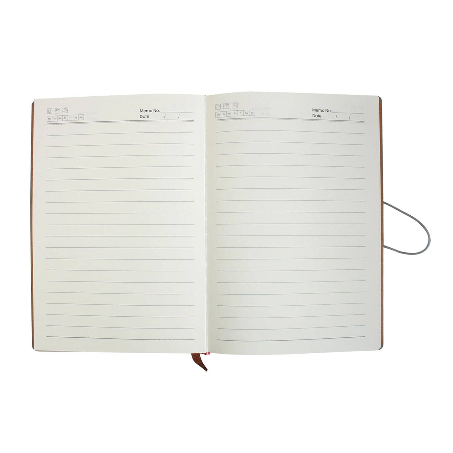 A5 PU Leather Hardback Notebook: Black