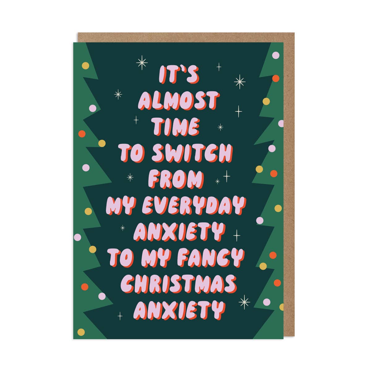Funny Christmas Card – Fancy Christmas Anxiety: Bio Cello