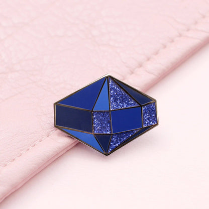 Gemstone Enamel Pin: Ruby