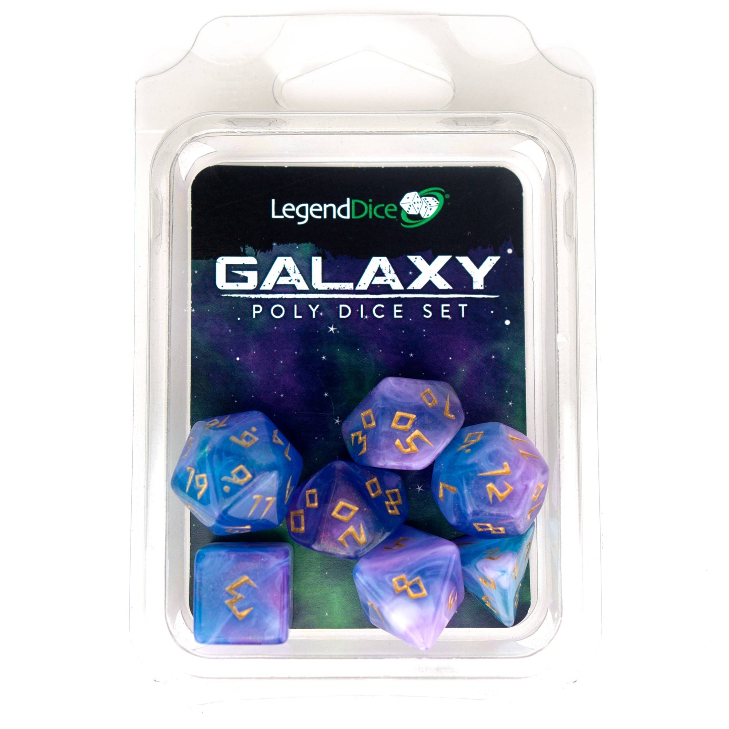 Poly Dice Set - Galaxy