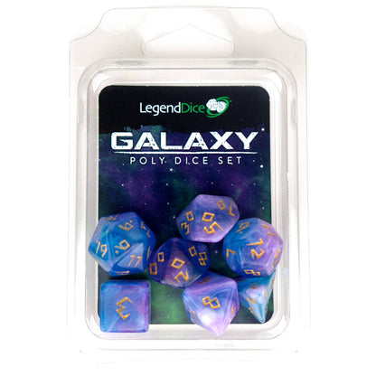 Poly Dice Set - Galaxy