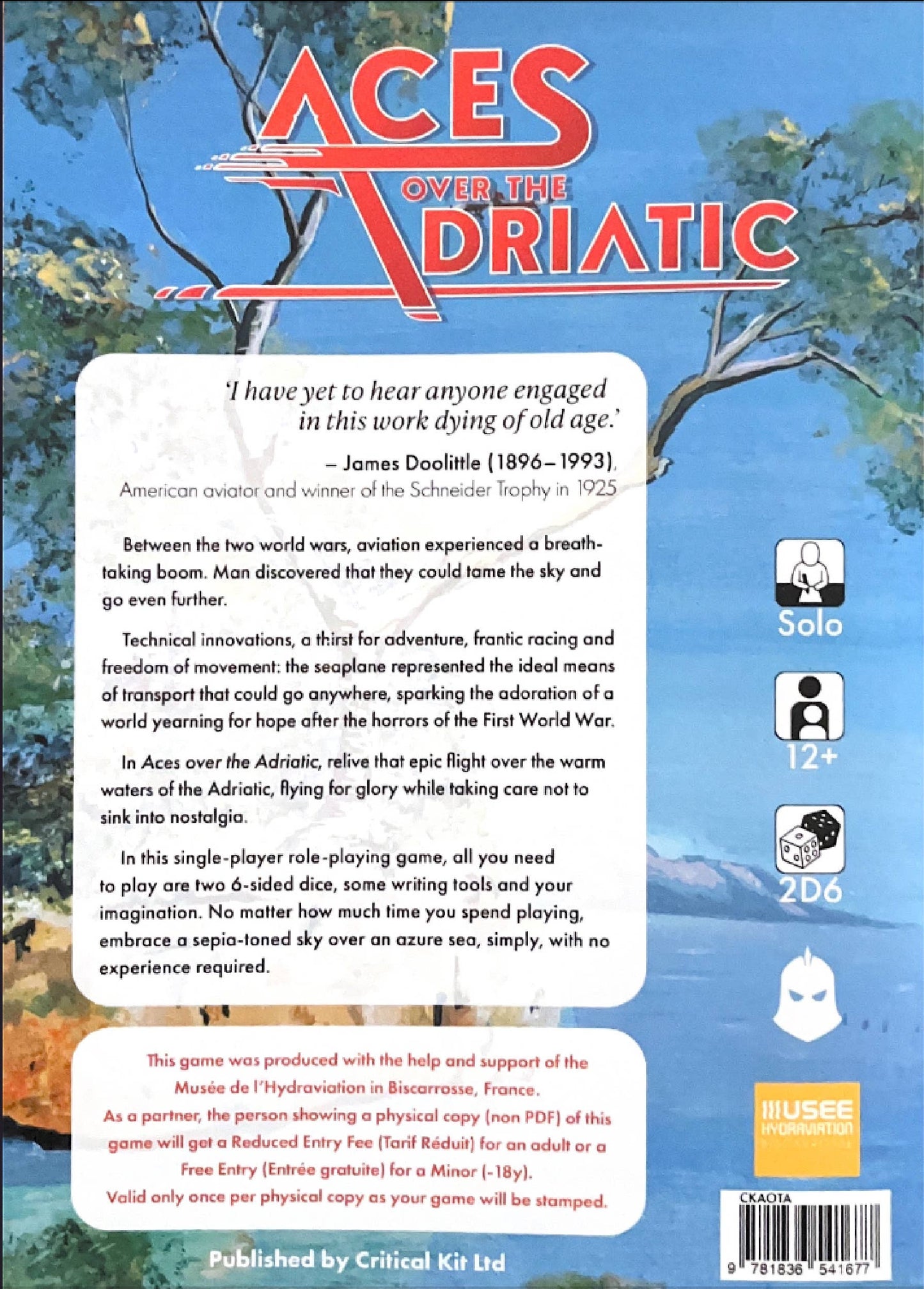 Aces Over The Adriatic - Solo RPG rulebook
