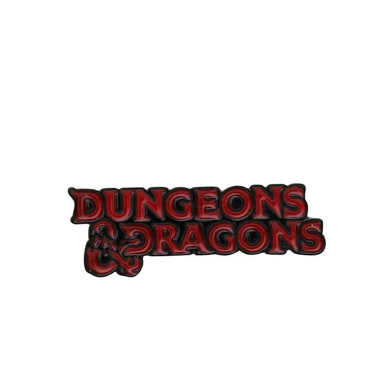 Red Dungeons & Dragons | 1 Pcs D&D Enamel Pin