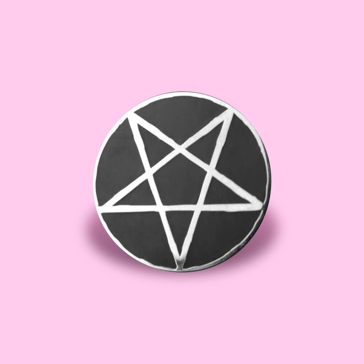 PENTAGRAM ENAMEL PIN
