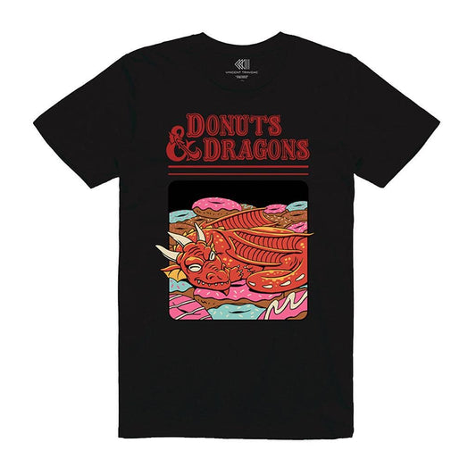 Vincent Trinidad (Donuts and Dragons) Black Tshirt: XL