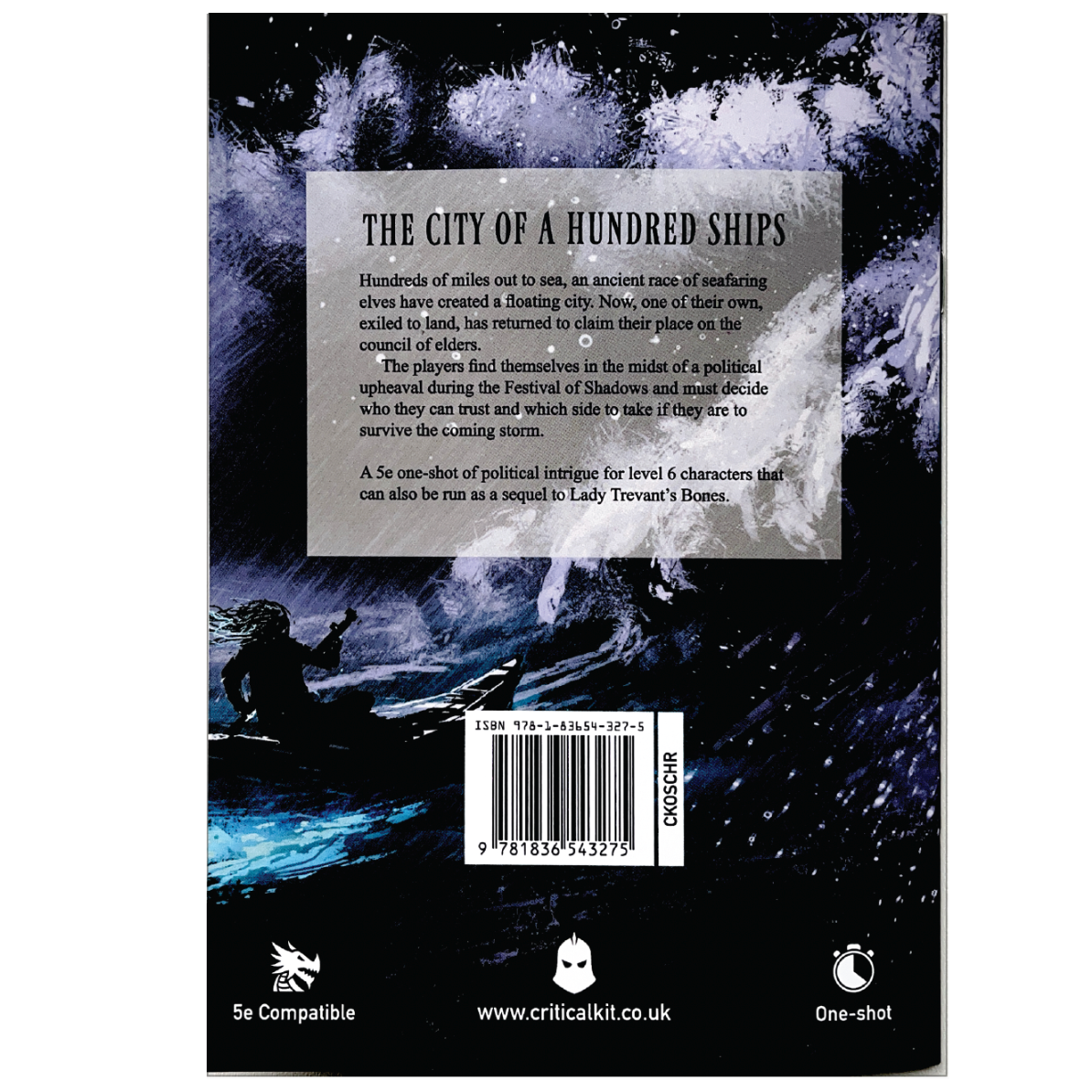 The City of a Hundred Ships - 5E DND one-shot: Physical Copy